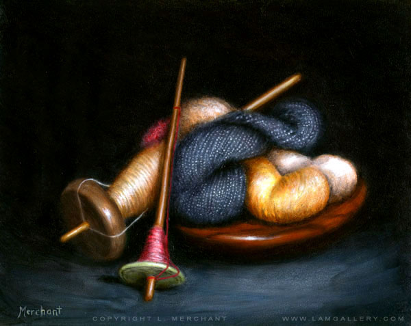 Spinning, Oils, 8x10, 2007.