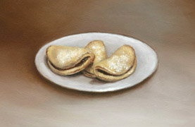Cream Cheese Cookies, Oil on Panel, 2007.