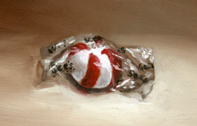 Peppermint Twist, Oil on Panel, 2007.